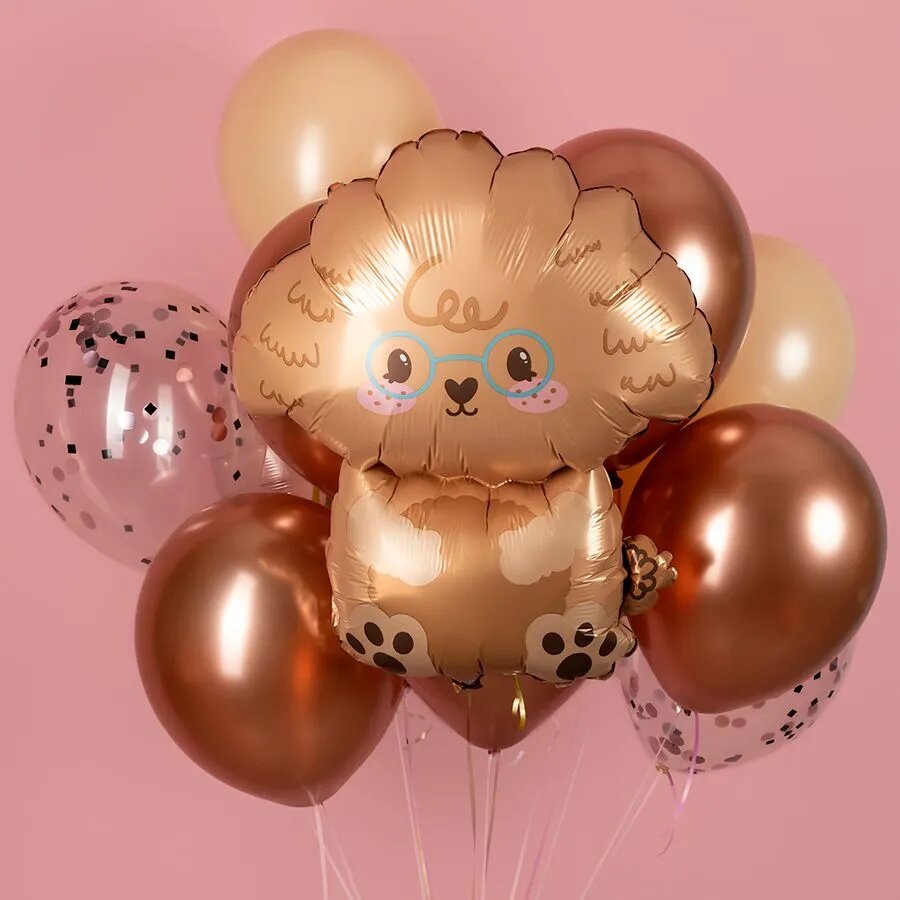 Воздушный шар собачка Пудель, 53 см — фото 1