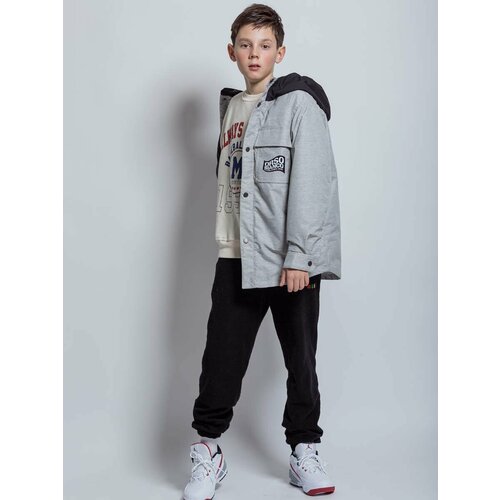 фото Куртка orso bianco, размер 134, серый