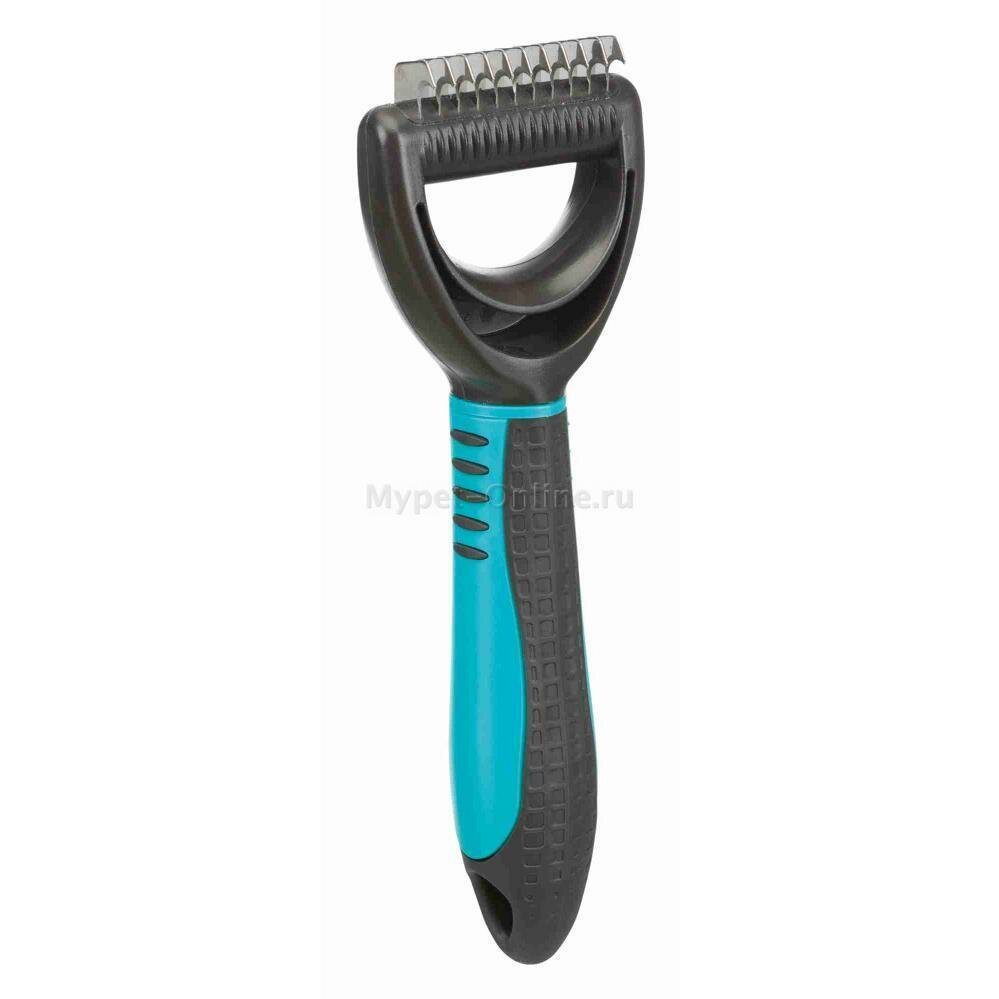 Колтунорез для собак и кошек Trixie Universal Groomer M, размер 6х18см, черный