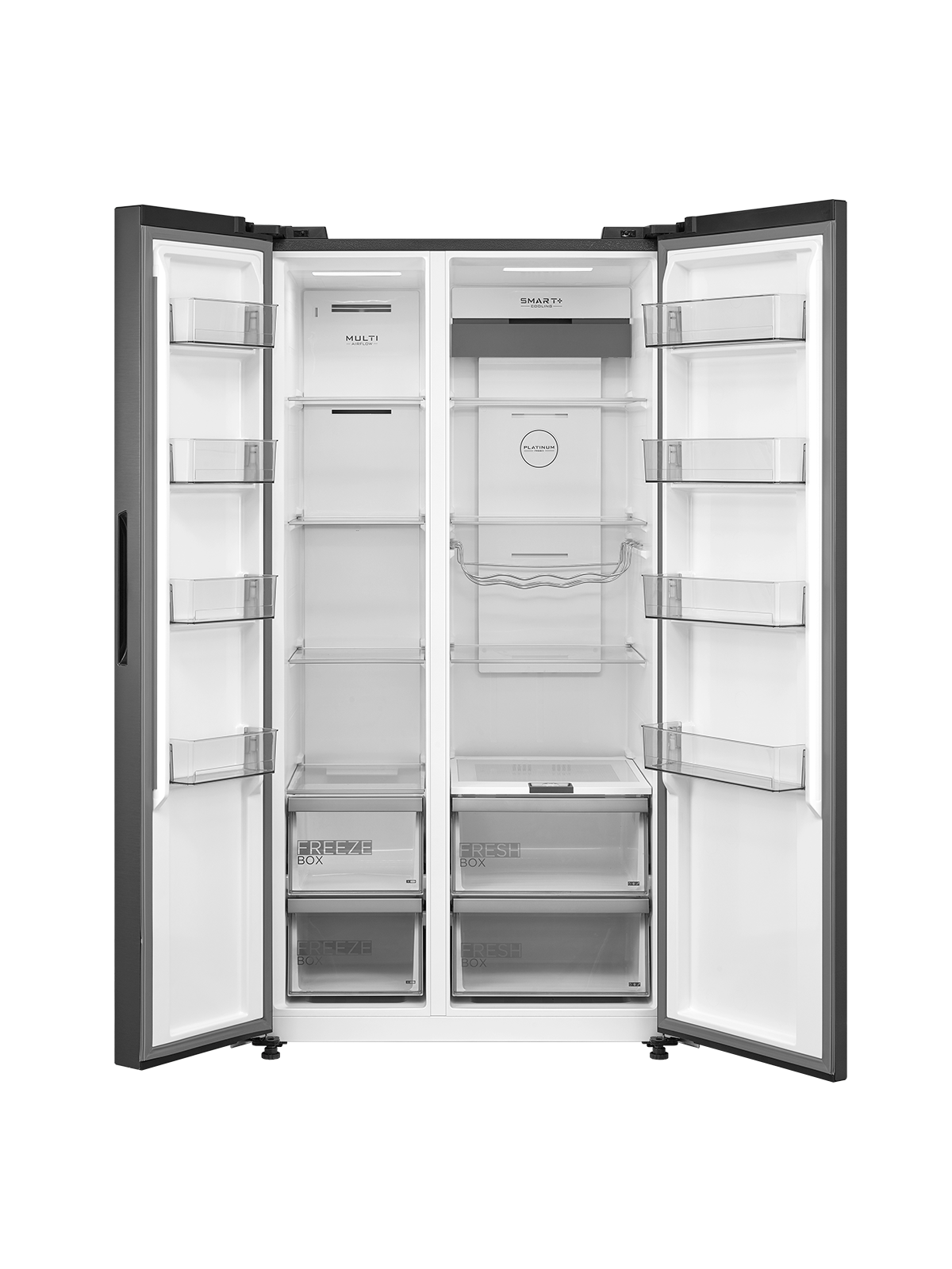 Холодильник (Side-by-Side) Midea MDRS791MIE28 инвенторный чёрный — фото 1