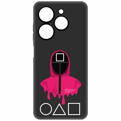 Чехол-накладка Krutoff Soft Case Игра в кальмара-Начальник для TECNO Spark Go 2024 черный