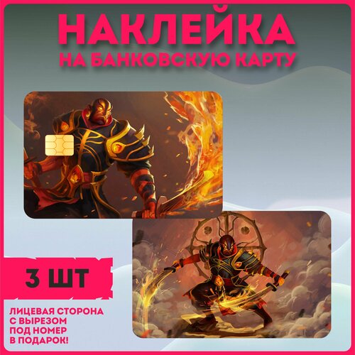 Наклейки на карту по игре Dota 2 Ember Spirit