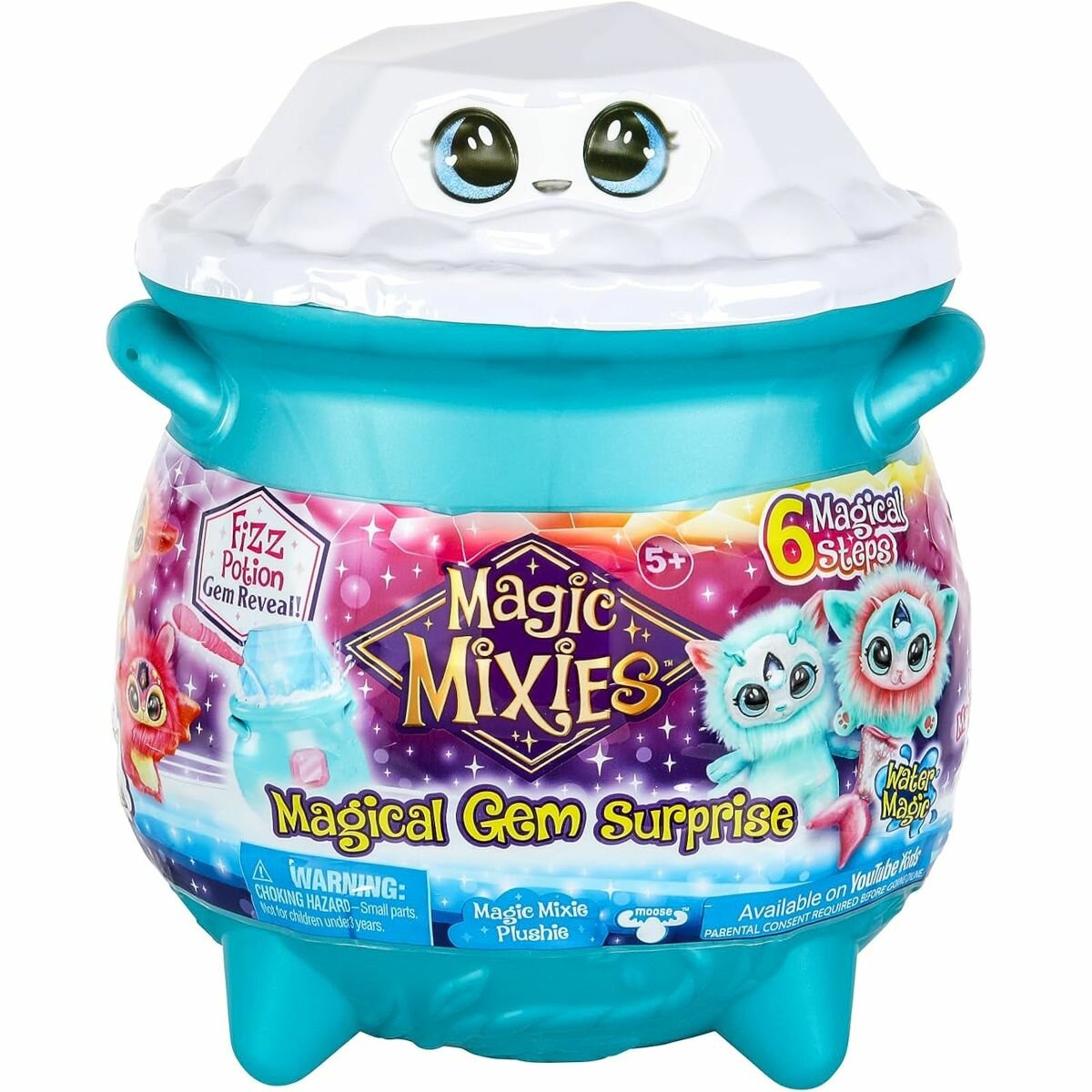 Magic Mixies Средний котел Magical Gem Surprise голубой