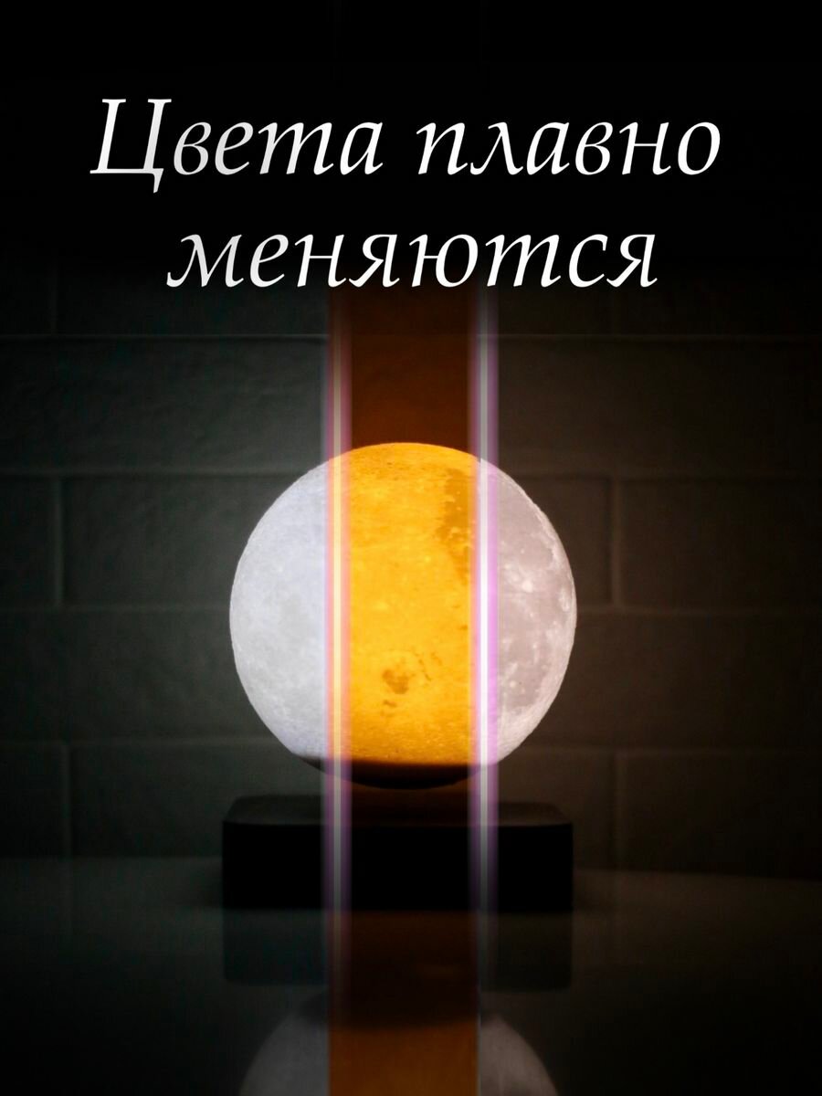 Обзор: Левитирующий ночник Луна