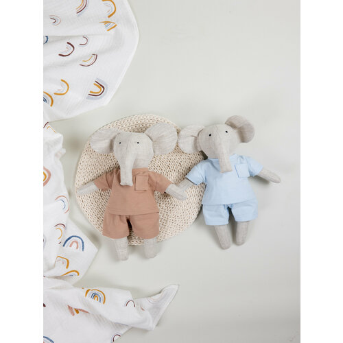 Пара льняных слоник от Мастерской 