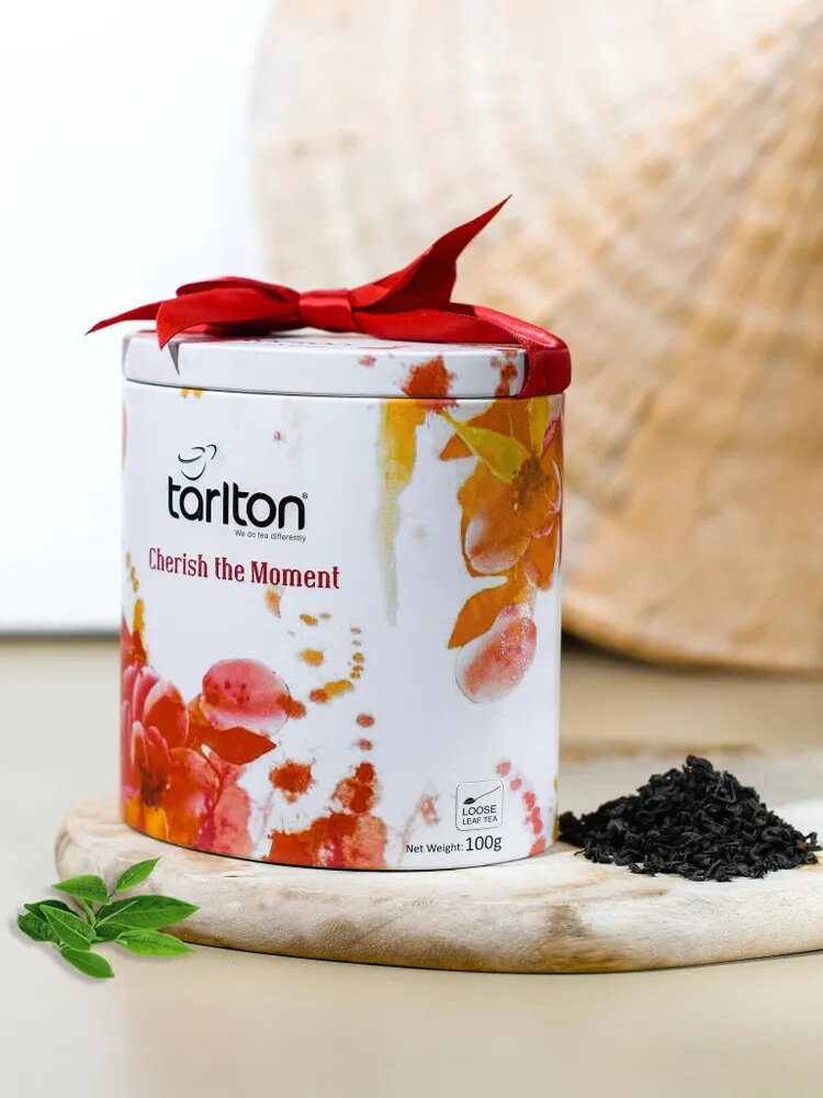 Tarlton Cherish The Moment Black Tea Pecoe - Черный чай "Удача" 100гр. - фотография № 3