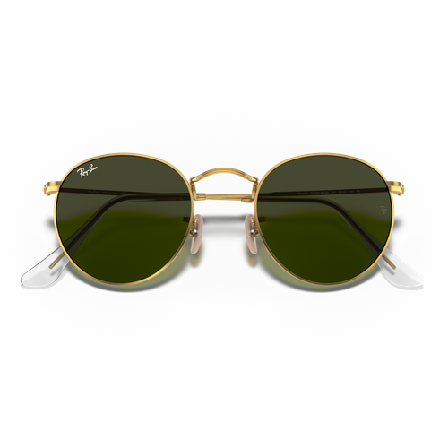 очки ray ban rb 3447 9196 r5 round metal legend gold Солнцезащитные очки Ray-Ban Ray-Ban RB 3447 001 RB 3447 001, зеленый, золотой