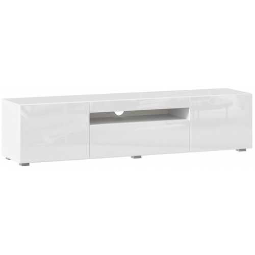 Тумба для ТВ KAPIOVI TOKLIN, белая глянцевая