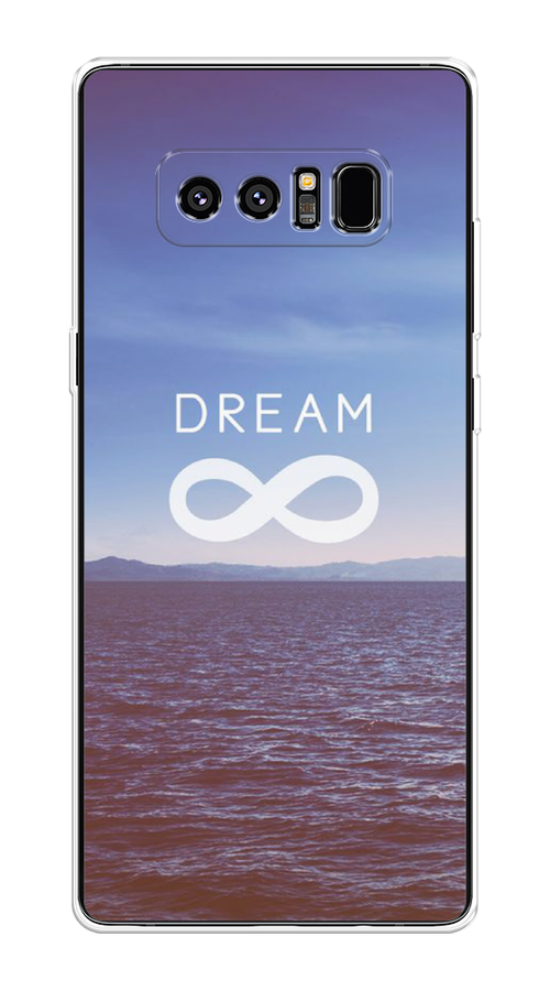 Силиконовый чехол на Samsung Galaxy Note 8 / Самсунг Галакси Ноте 8.0 "Dream бесконечность"