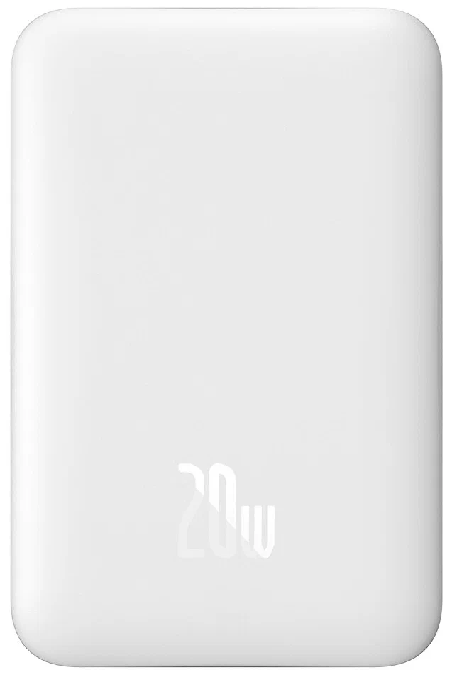 Baseus Внешний аккумулятор Baseus Magnetic Mini Wireless 10000mAh 20W PPCX030002 PPCXM10 белый