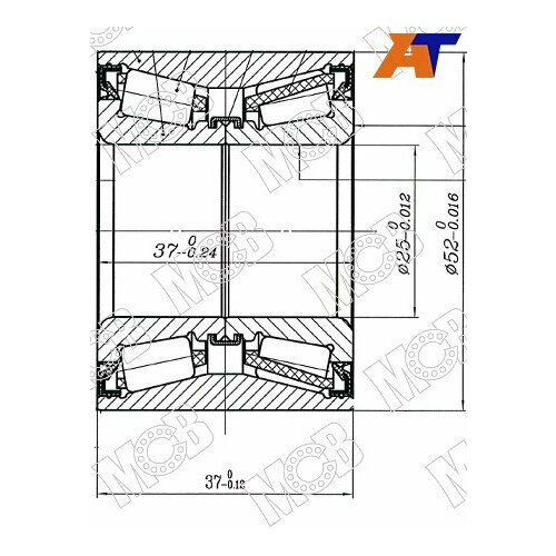Подшипник задней ступицы NISSAN CUBE Z11 MARCH K12 NOTE RENAULT LOGAN CITROEN C2 C3 PEUGEOT 1007 207 1923₽