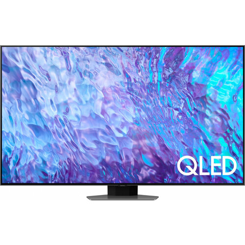 Телевизор QLED Samsung 75 QE75Q80CAUXCE Series 8 серебристый 4K Ultra HD 100Hz DVB-T2 DVB-C DVB-S2 USB WiFi Smart TV 23053000₽