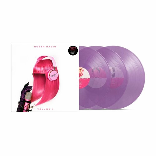 NICKI MINAJ - QUEEN RADIO: VOLUME 1 (3LP violet translucent) виниловая пластинка кружка с рисунком 330 мл p nkadele билли айлишь p nk lady gaga taylor swift nicki minaj katy perry selena gomez 1