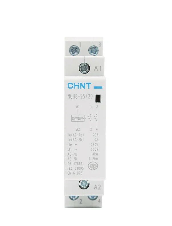Модульный контактор CHINT NCH8-25/20 25А 220В