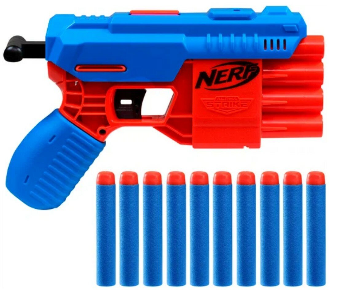 Бластер Hasbro Nerf Alpha Strike Fang Qs-4 (E6973) - фото №6