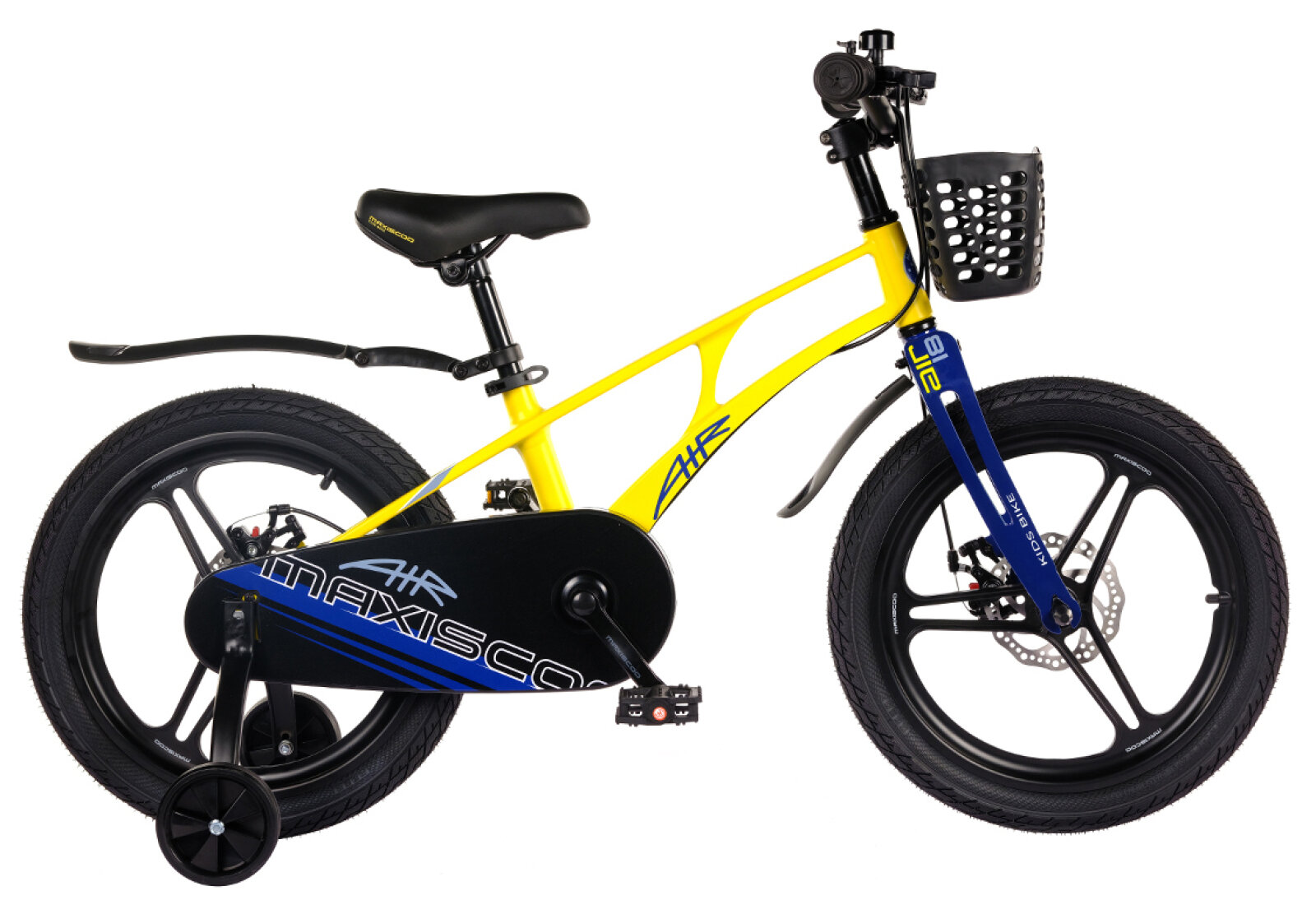 Детский велосипед Maxiscoo Air Pro 18" (2024) 18 Желтый (110-125 см)
