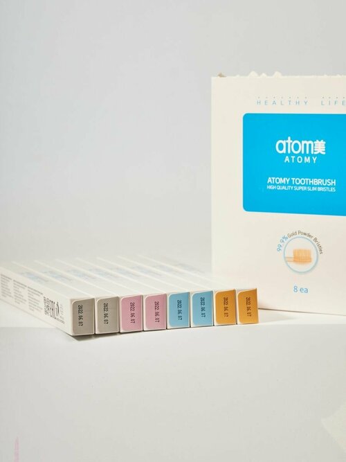 Atomy зубная щетка набор 8 шт.