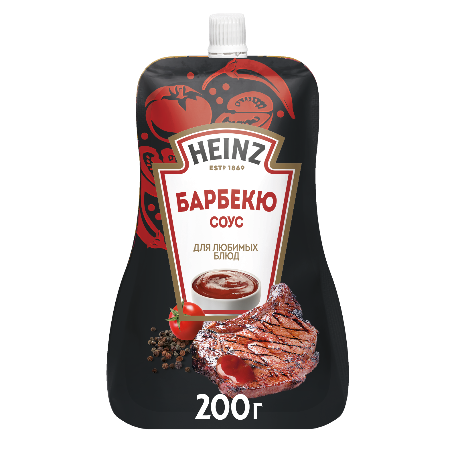 Соус Heinz Барбекю томатный 200г х1шт