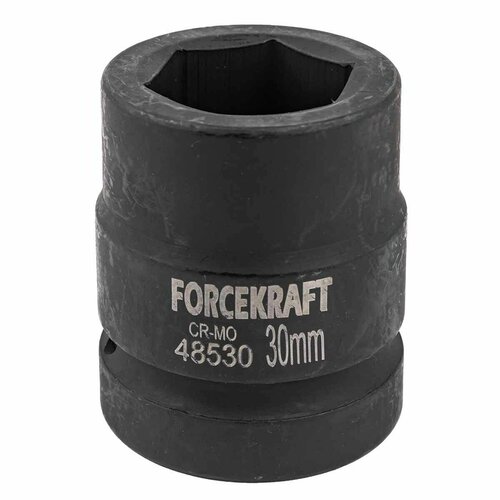 Головка ударная 1', 30мм (6гр.) FORCEKRAFT FK-48530 головка ударная 1 41мм 6гр forcekraft fk 48541