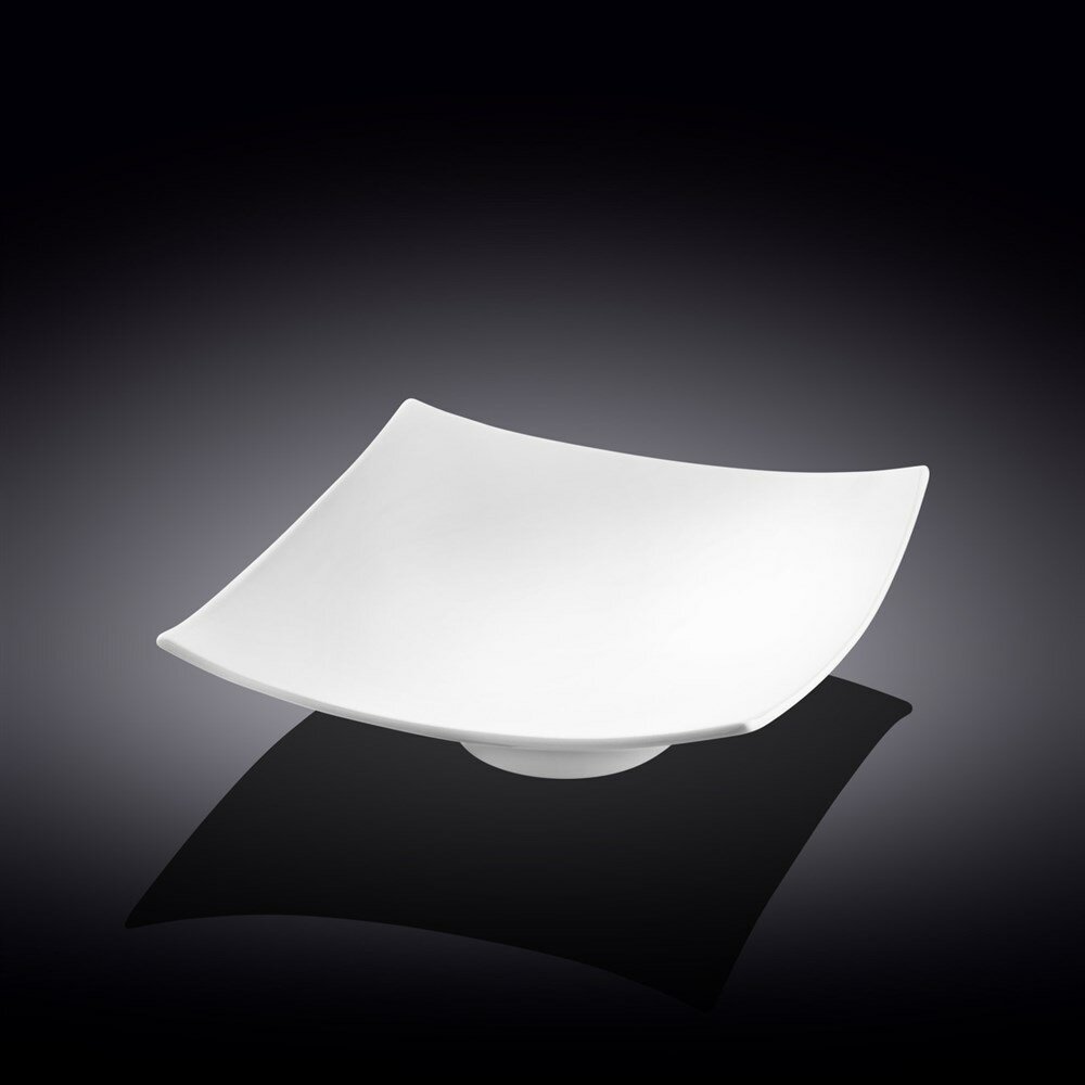 фото Блюдо квадратное на ножке 21 см. Wilmax