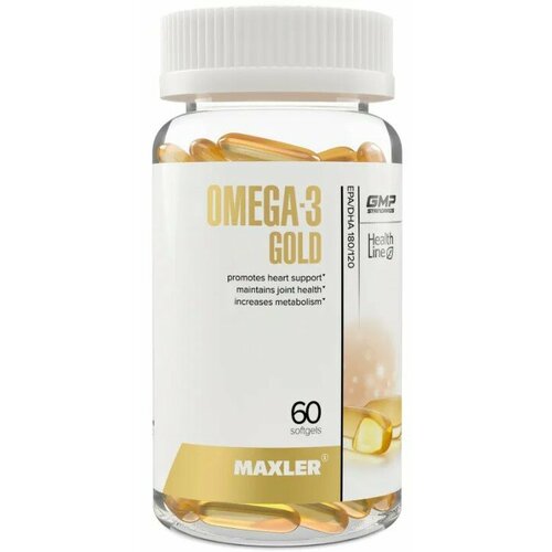 Омега-3 Голд Maxler Omega-3 Gold 60 шт (USA)