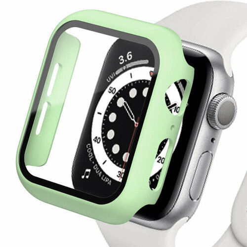 Закаленное стекло + крышка для Apple Watch Mint, Series SE 44MM стекло для apple watch s4 s5 s6 se oca 44mm