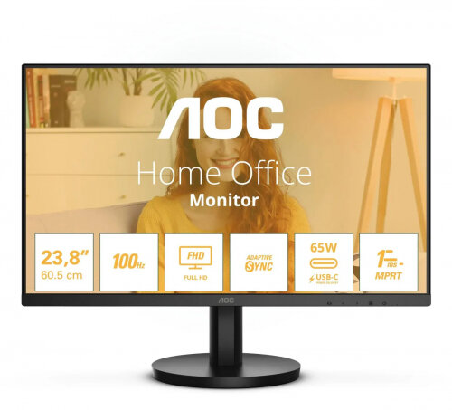 Монитор Aoc 24B3CA2 23.8" Black