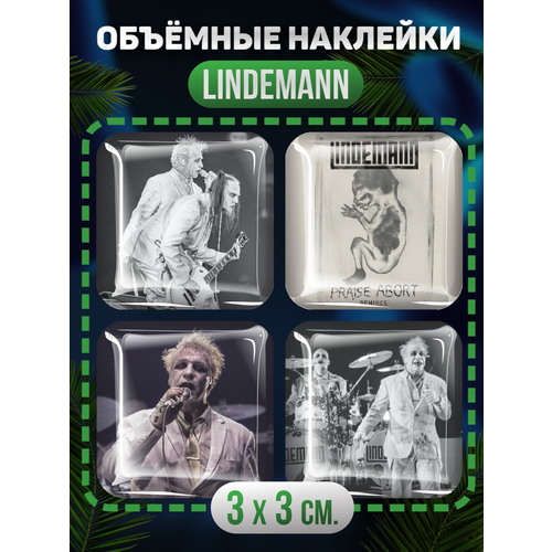 Наклейки на телефон 3D стикеры группа Lindemann