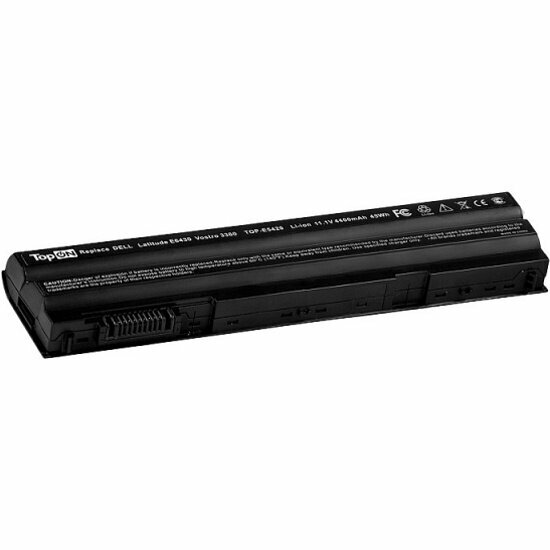 Аккумулятор TopON для ноутбуков Topon Dell Latitude E5420, E5430, E5520, E5530, E6420, E6430, E6440, E6520, E6530 Series. 11.1V 4400mAh PN: 312-1163, T54FJ