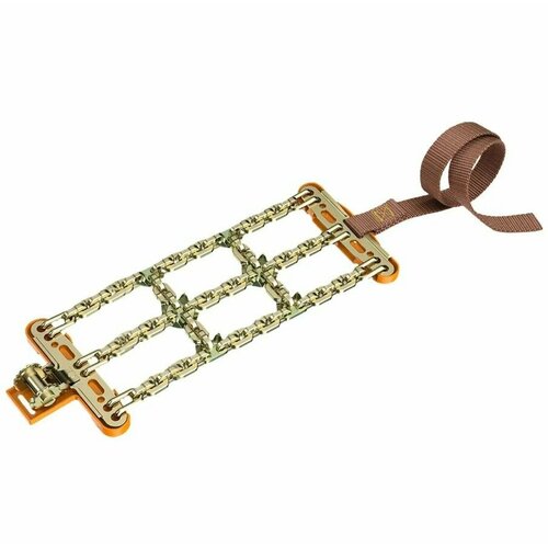 Цепь антипробуксовочная антибукс на колесо комплект из 1шт ремень на шину автомобиля бездорожье 1850₽