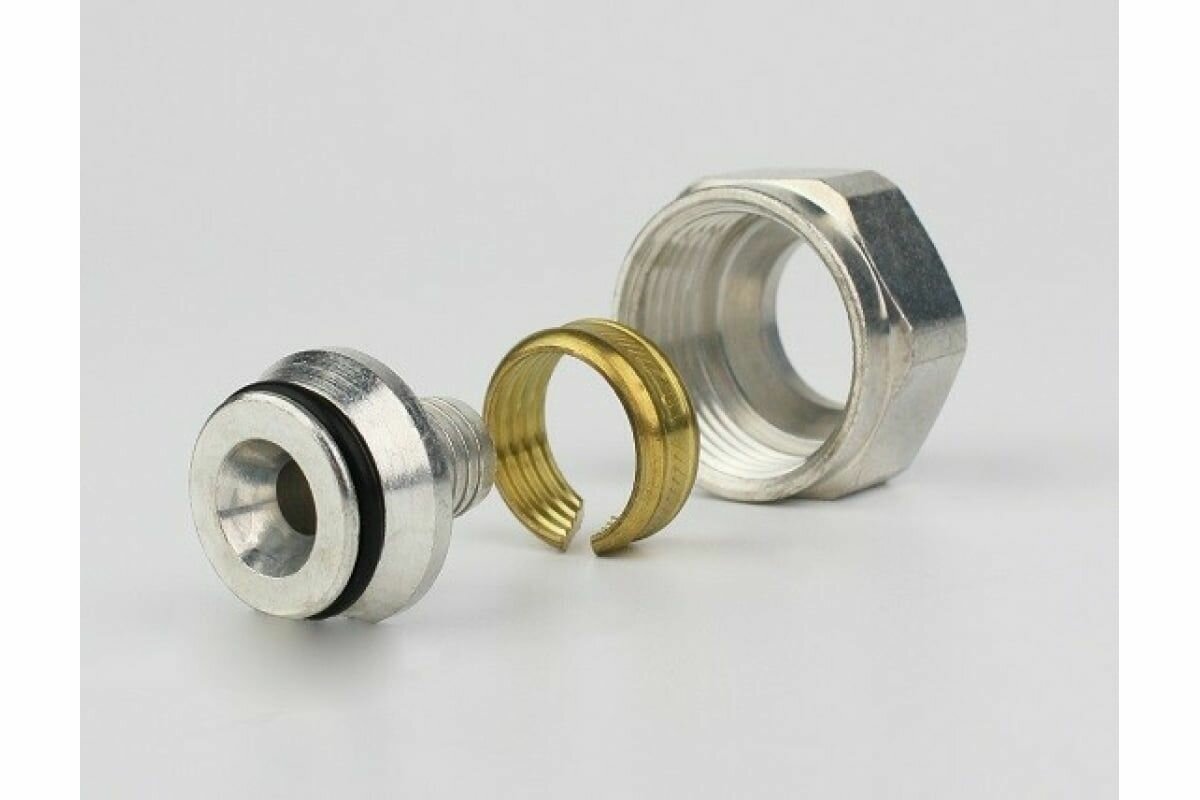 фото Резьбозажимное соединение для металлопластиковых и PEX труб ELSEN НГ ЕК, 3/4", 16,2x2,6, латунь арт. EFB03.16226EK