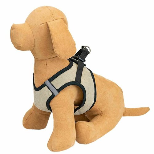 Шлейка для животных ZooM - Герда текстиль трехслойная М обхват груди 29-34 см бежевая 1 шт 1419₽