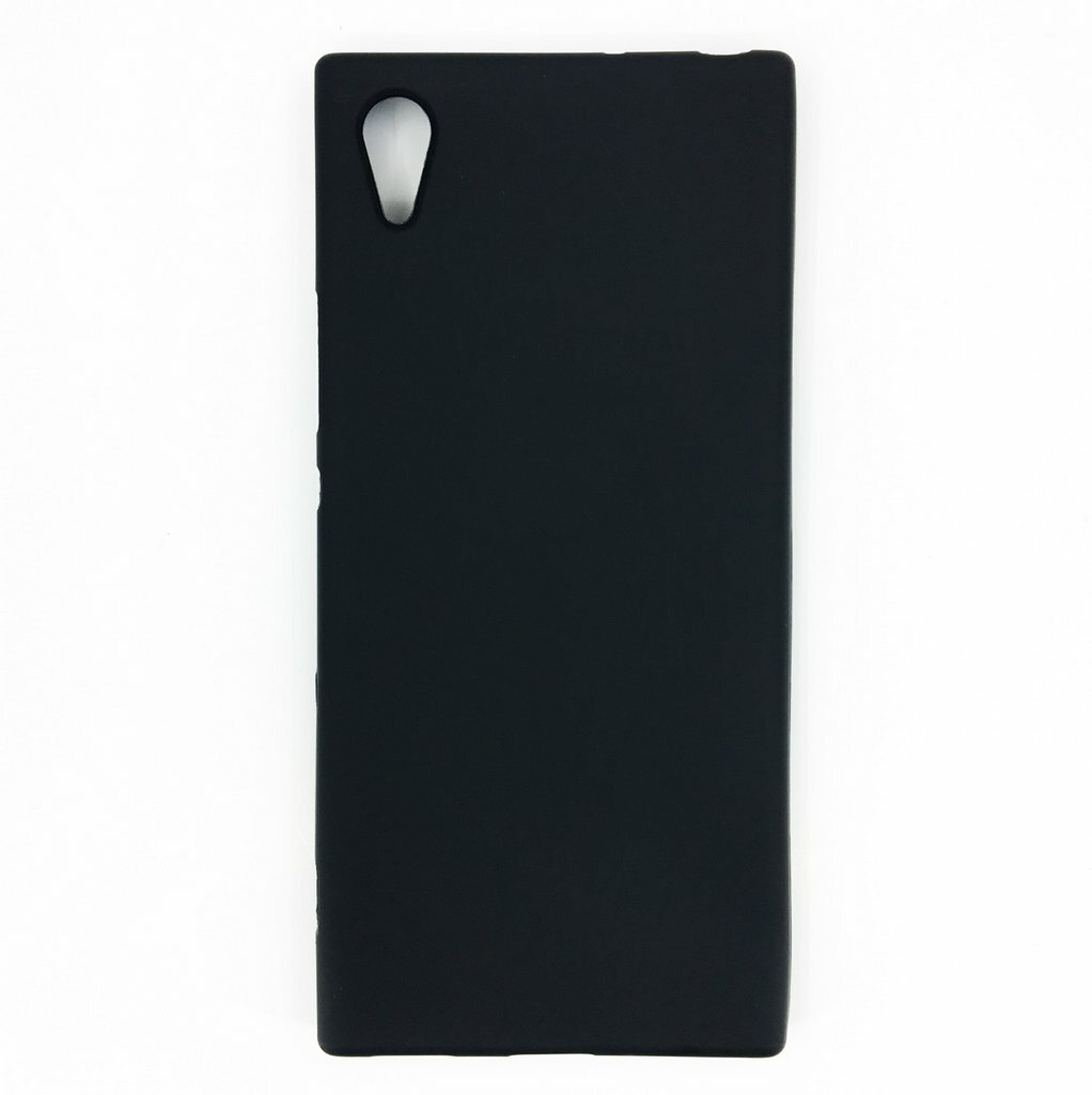 Силиконовый чехол для Sony Xperia XA1 (матовый, черный) / Сони иксперия xa1