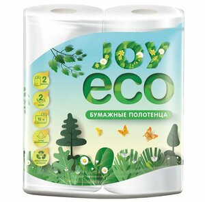 Полотенца бумажные Joy Eco - 2 рул./уп, 2 слоя