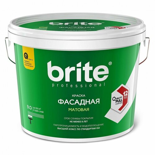 Brite Professional Ti Pure Quality Брайт профессиональная краска для минеральных фасадов