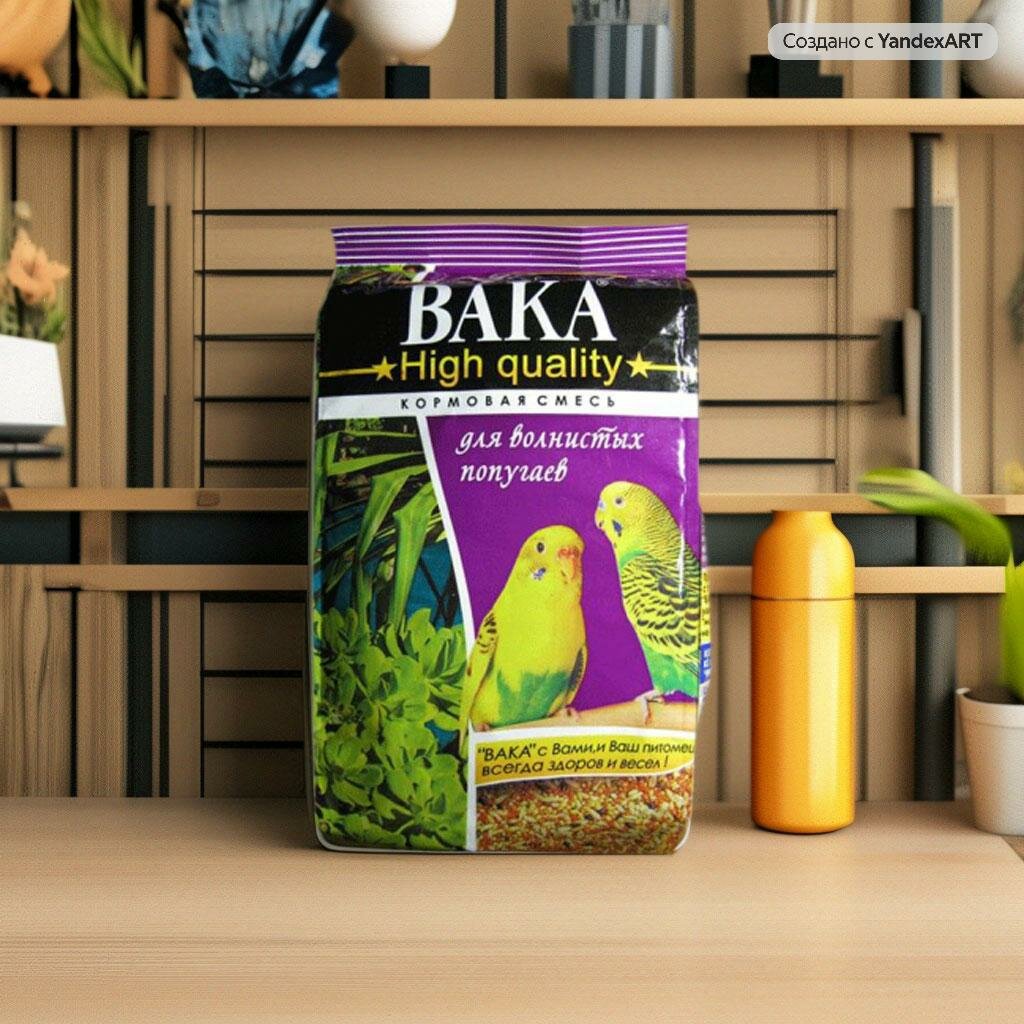 Вака High Quality сухой корм для волнистых попугаев (500 г) - фото №18