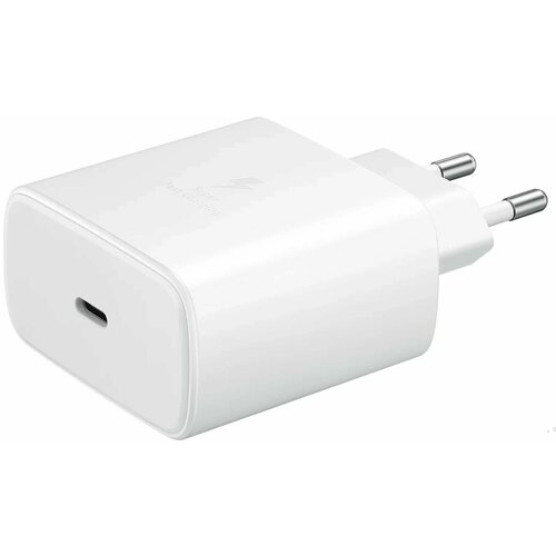 Адаптер питания для Samsung 45W PD Adapter USB-C / Супер быстрая зарядка Super Fast Charging 45Вт / White mass 20w uk pd adapter iphone new charging adapter type c slote mh07