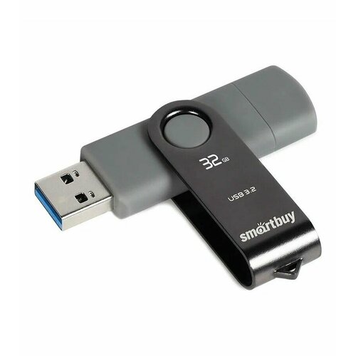 Флешка 32Gb SmartBuy Twist Dual SB032GB3DUOTWK память usb flash 64 гб smartbuy twist [sb064gb3twr]