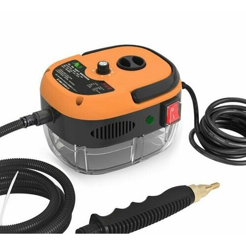 Пароочиститель с латунным стержнем 4 насадки 2500 Вт давление 3 Bar оранжевый 960000₽