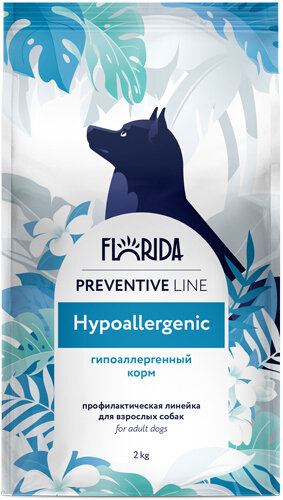 Флорида 70792 Hypoallergenic сух. для собак гипоаллергенный 2кг