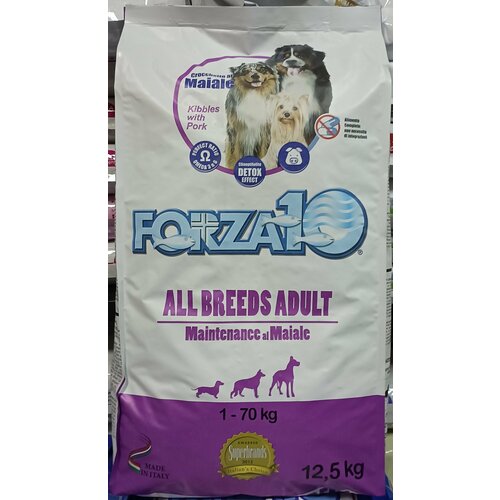 Сухой корм Forza10 ALL BREEDS Adult для собак с свининой 12,5кг