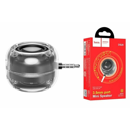 Колонка беспроводная-мини Hoco DS28 35мм для компьютера цвет черный 500000₽