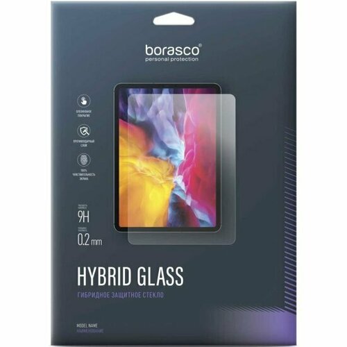 Защитное стекло Borasco Hybrid Glass для Samsung Galaxy Tab A7 Lite/Realme Pad mini 8.7