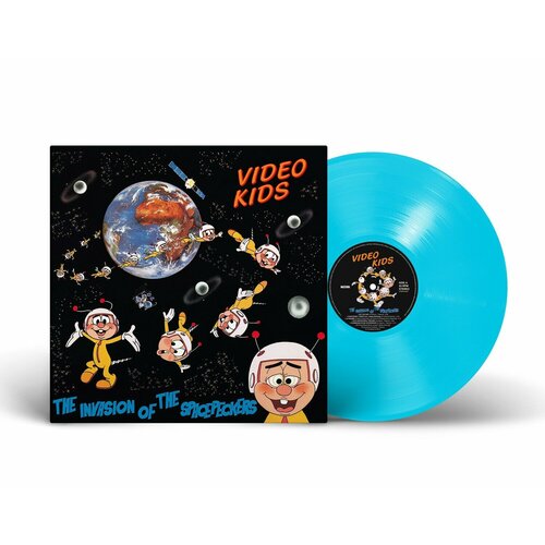 виниловая пластинка video kids the invasion of the spacepeckers 1984 2023 limited orange vinyl Виниловая пластинка Video Kids - The Invasion Of The Spacepeckers (1984/2023) (Limited Clear Blue Vinyl)