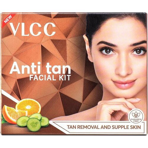 ANTI TAN FACIAL KIT Tan Removal and Supple Skin VLCC против загара набор - Уменьшение загара и упругость кожи подвергшейся воздействию солнца 60 г 6x10 г 1662₽