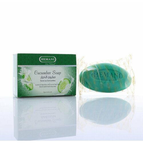 CUCUMBER SOAP, Hemani (огуречное мыло, Хемани), 75 г.