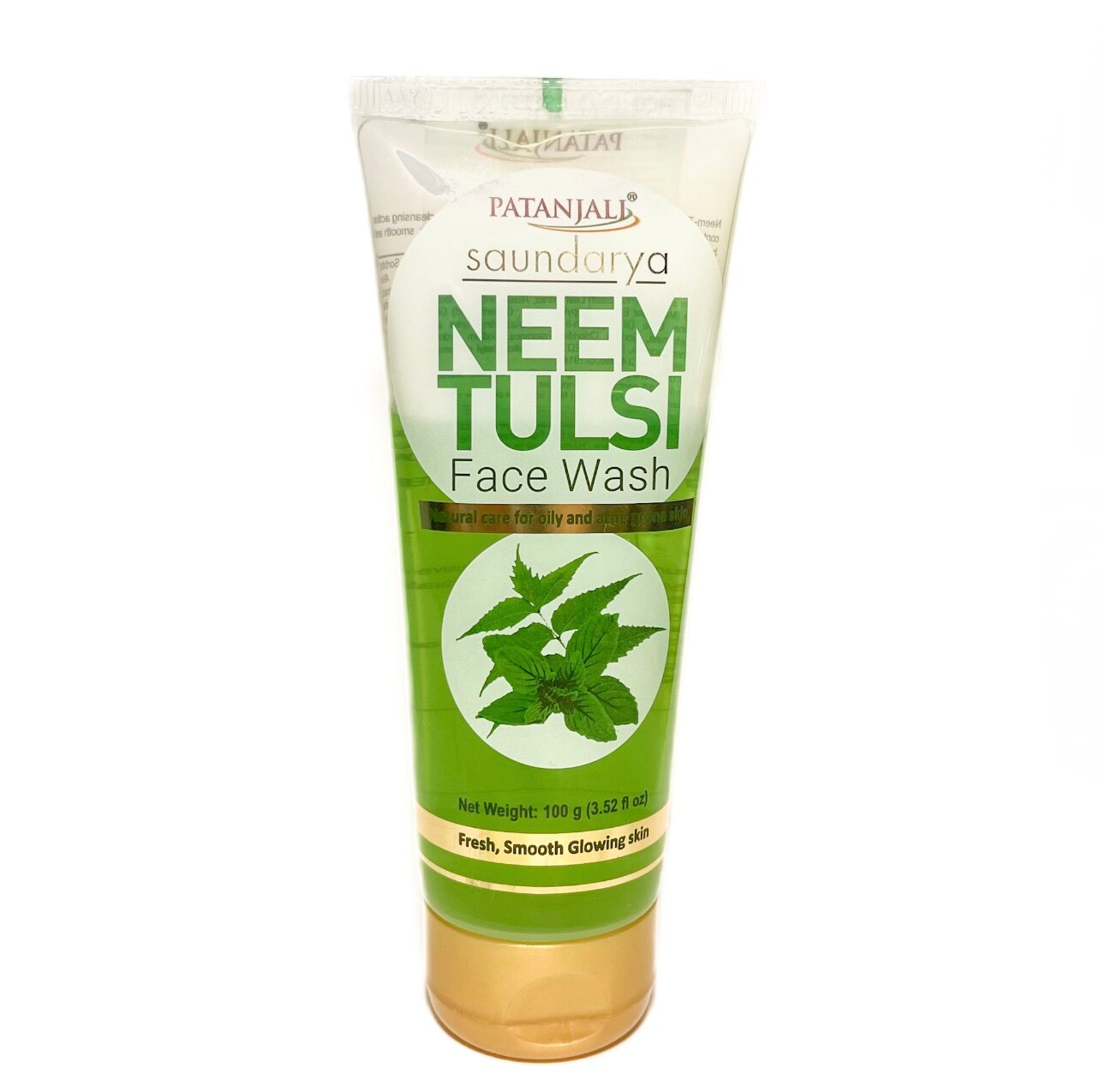 Saundarya NEEM TULSI Face Wash, Patanjali (Саундарья НИМ И тулси средство для умывания, Патанджали), 100 г.