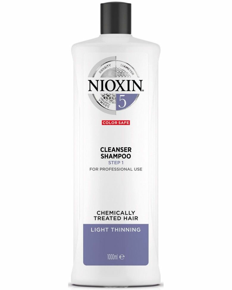 Nioxin System 5 Cleanser Очищающий шампунь для жестких непослушных волос (Система 5) 1000 мл