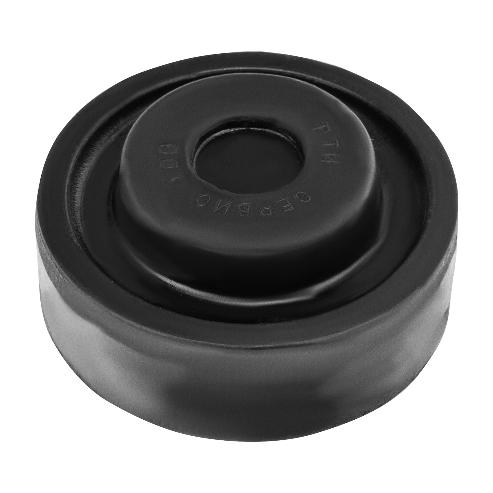 фото Резиновая опора для подкатного домкрата с прорезью Matrix D 65 мм 50915