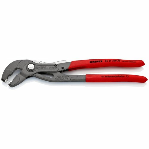 KN-8551250AF Knipex Щипцы для пружинных хомутов системы охлаждения, 70 мм, с фиксатором